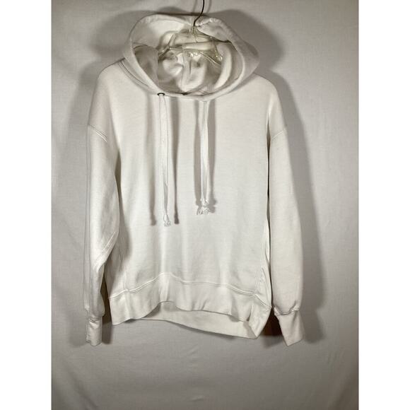 OCEAN DRIVE Hoodie Ivory Womens Medium Surfer Beach Boho - Picture 1 of 3